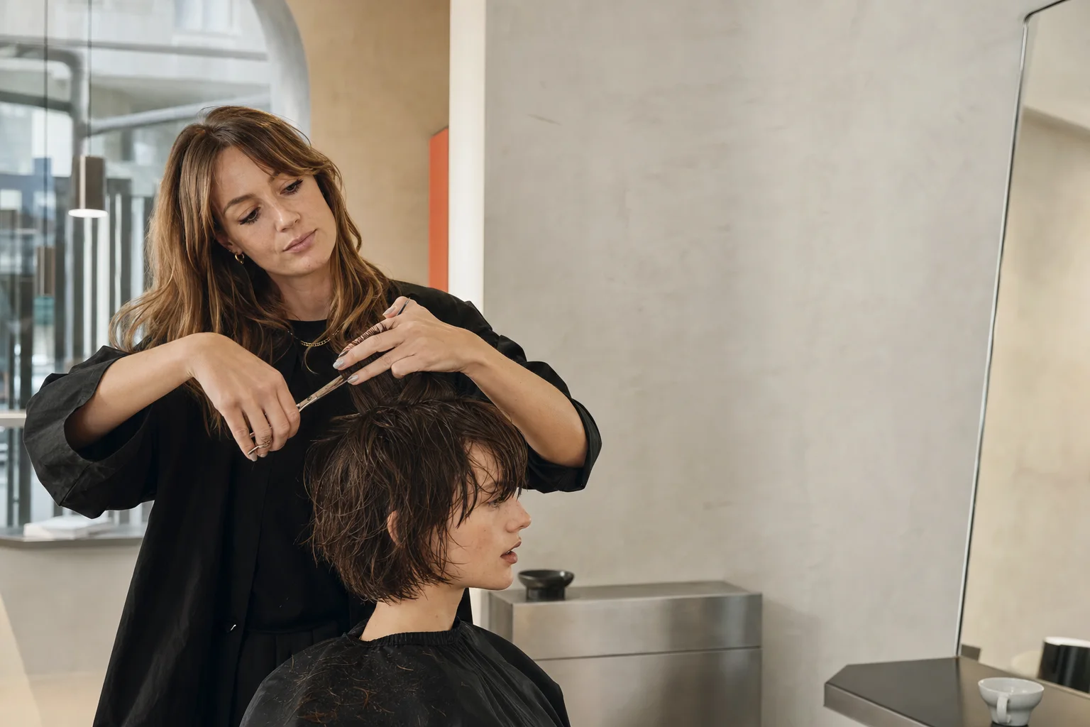 Vorschau einer hochwertigen Friseursalon-Website